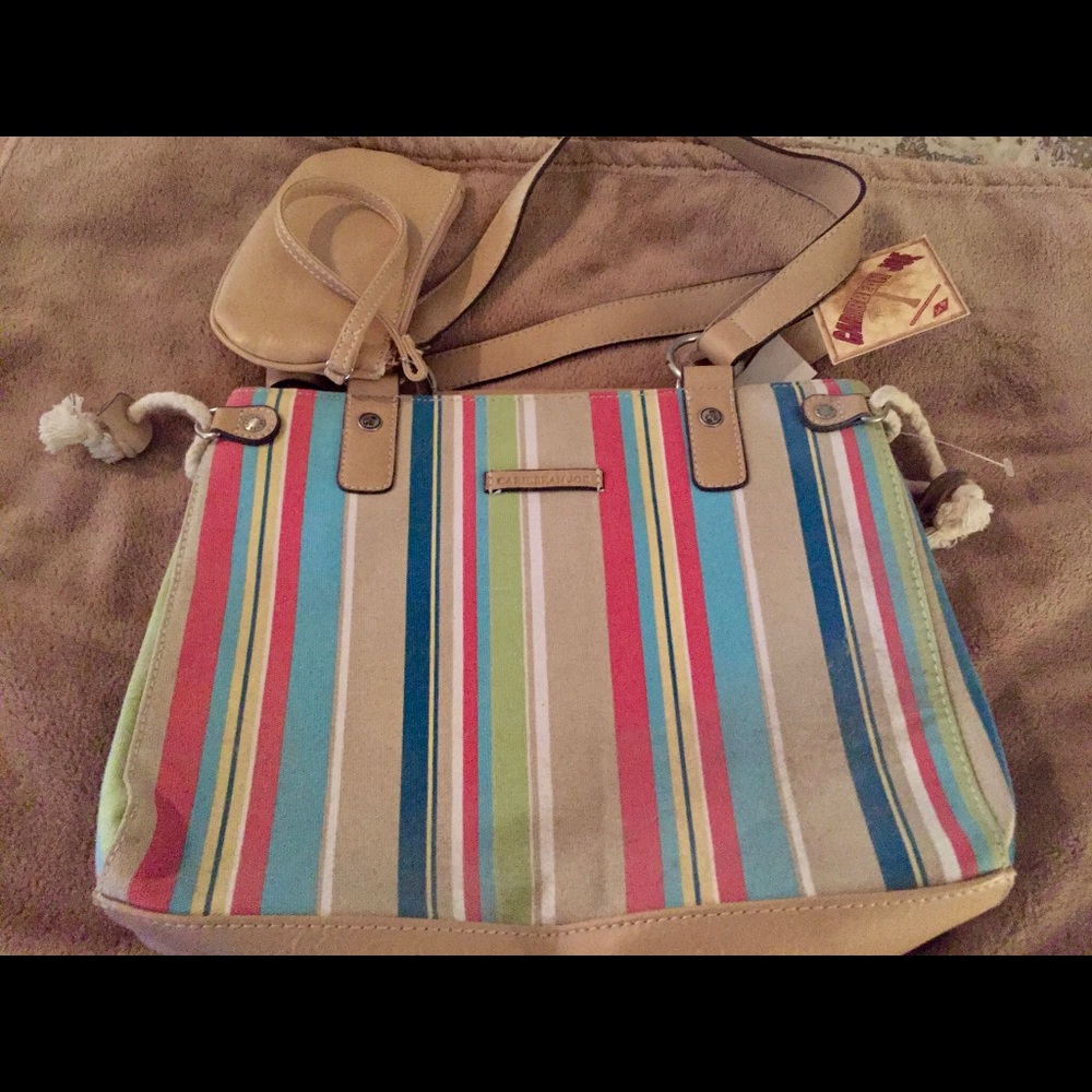 *SOLD* NWT Caribbean Joe Shoulder Bag Purse